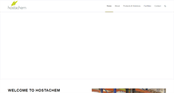 Desktop Screenshot of hostachem.com