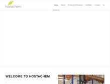 Tablet Screenshot of hostachem.com